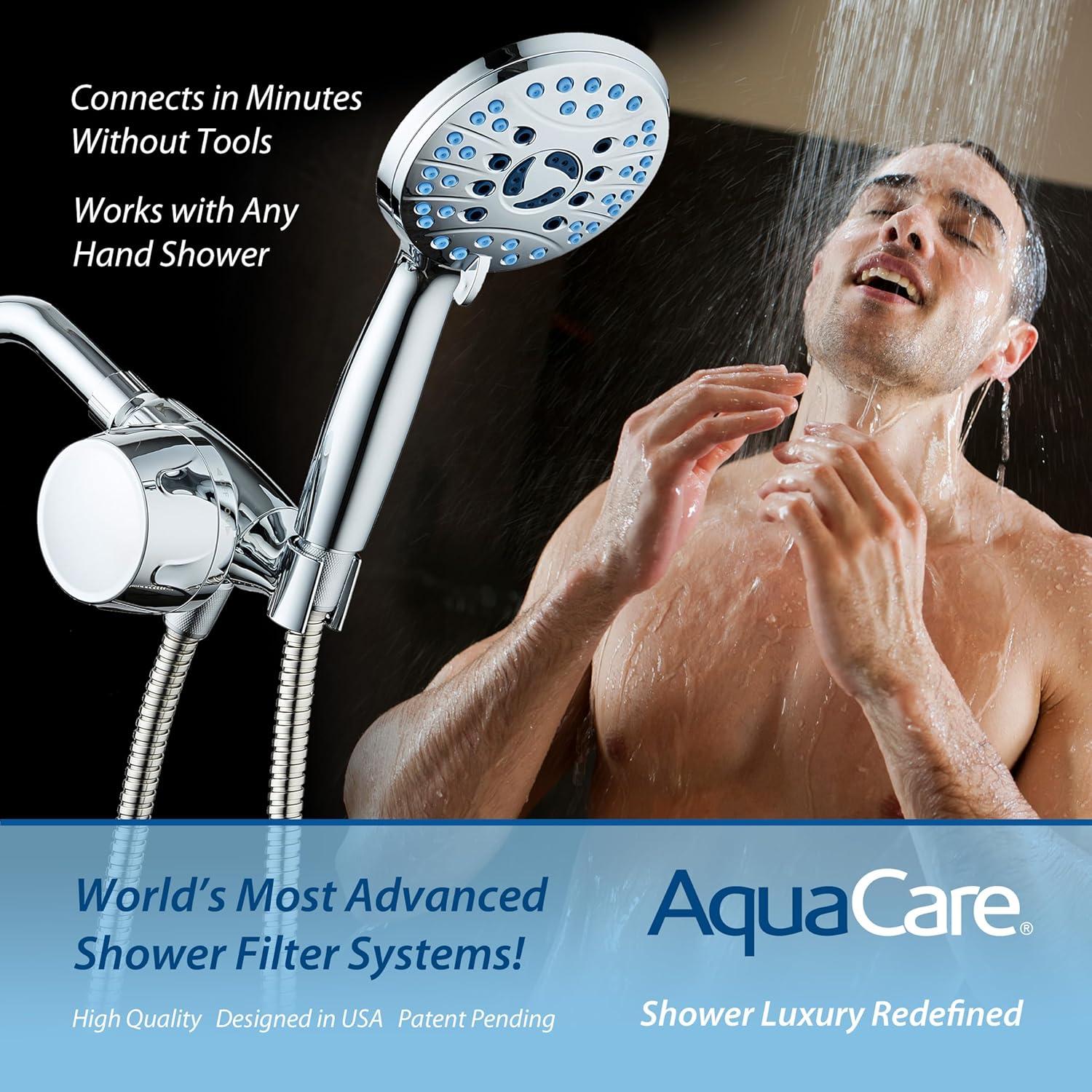 imageSkin ampamp Hair  Worlds Most Advanced Shower Filter for Combos with ONOFF Filtration Modes Instant Cartridge Reload Builtin Water Diverter StayClean Enriched KDF CartridgeChrome FinishChrome
