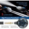 imageAquaCare High Pressure 10 Spray Mode Filtered Showerhead  Handheld Shower Head Filters Chlorine to Heal Dry Skin Revive Hair  Dual Power Wash Cleans Tub Tile Pets  Hard Water Softener BlackMatte Black