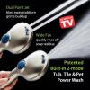 imageAquaCare High Pressure 10 Spray Mode Filtered Showerhead  Handheld Shower Head Filters Chlorine to Heal Dry Skin Revive Hair  Dual Power Wash Cleans Tub Tile Pets  Hard Water Softener BlackSatin Nickel