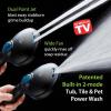 imageAquaCare High Pressure 10 Spray Mode Filtered Showerhead  Handheld Shower Head Filters Chlorine to Heal Dry Skin Revive Hair  Dual Power Wash Cleans Tub Tile Pets  Hard Water Softener BlackMatte Black