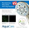 imageAquaCare High Pressure 10 Spray Mode Filtered Showerhead  Handheld Shower Head Filters Chlorine to Heal Dry Skin Revive Hair  Dual Power Wash Cleans Tub Tile Pets  Hard Water Softener BlackSatin Nickel