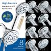 imageAquaCare High Pressure 6way Dual Shower Head Combo with Builtin Filter ampamp Power Wash  Clean Tub Tile ampamp Pets Remove Chlorine Lead ampamp Toxins from Water to Protect Skin Hair ampamp Nails Chrome FinishChrome