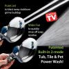 imageAquaCare High Pressure 6way Dual Shower Head Combo with Builtin Filter ampamp Power Wash  Clean Tub Tile ampamp Pets Remove Chlorine Lead ampamp Toxins from Water to Protect Skin Hair ampamp Nails Chrome FinishChrome