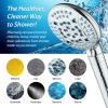 imageAquaCare High Pressure 6way Dual Shower Head Combo with Builtin Filter ampamp Power Wash  Clean Tub Tile ampamp Pets Remove Chlorine Lead ampamp Toxins from Water to Protect Skin Hair ampamp Nails Nickel FinishChrome