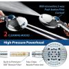 imageAquaCare High Pressure 6way Dual Shower Head Combo with Builtin Filter ampamp Power Wash  Clean Tub Tile ampamp Pets Remove Chlorine Lead ampamp Toxins from Water to Protect Skin Hair ampamp Nails Chrome FinishChrome