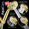 imageAquaCare High Pressure 8mode Handheld Shower Head  Anticlog Nozzles Builtin Power Wash to Clean Tub Tile ampamp Pets Extra Long 6 ft Stainless Steel Hose Wall ampamp Overhead BracketsModern Gold