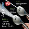 imageAquaCare High Pressure 8mode Handheld Shower Head  Anticlog Nozzles Builtin Power Wash to Clean Tub Tile ampamp Pets Extra Long 6 ft Stainless Steel Hose Wall ampamp Overhead BracketsModern Gray