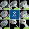 imageAquaCare High Pressure 8mode Handheld Shower Head  Anticlog Nozzles Builtin Power Wash to Clean Tub Tile ampamp Pets Extra Long 6 ft Stainless Steel Hose Wall ampamp Overhead BracketsModern Gray