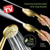 imageAquaCare High Pressure 8mode Handheld Shower Head  Anticlog Nozzles Builtin Power Wash to Clean Tub Tile ampamp Pets Extra Long 6 ft Stainless Steel Hose Wall ampamp Overhead BracketsModern Gold