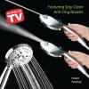 imageAquaCare High Pressure 8mode Handheld Shower Head  Anticlog Nozzles Builtin Power Wash to Clean Tub Tile ampamp Pets Extra Long 6 ft Stainless Steel Hose Wall ampamp Overhead BracketsChrome