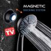 imageAquaCare Magneton 8setting Magnetic Docking Hand Shower with Builtin Shower Filter  ONOFF Filtration Modes Instant Cartridge Reload StayClean KDF Cartridge 6 ft Steel Hose Satin NickelMatte Black