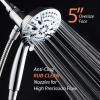 imageAquaCare Magneton 8setting Magnetic Docking Hand Shower with Builtin Shower Filter  ONOFF Filtration Modes Instant Cartridge Reload StayClean KDF Cartridge 6 ft Steel Hose Satin NickelChrome
