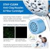 imageAquaCare Magneton 8setting Magnetic Docking Hand Shower with Builtin Shower Filter  ONOFF Filtration Modes Instant Cartridge Reload StayClean KDF Cartridge 6 ft Steel Hose Satin NickelChrome