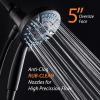 imageAquaCare Magneton 8setting Magnetic Docking Hand Shower with Builtin Shower Filter  ONOFF Filtration Modes Instant Cartridge Reload StayClean KDF Cartridge 6 ft Steel Hose Satin NickelMatte Black
