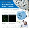 imageAquaCare Magneton 8setting Magnetic Docking Hand Shower with Builtin Shower Filter  ONOFF Filtration Modes Instant Cartridge Reload StayClean KDF Cartridge 6 ft Steel Hose Satin NickelSatin Nickel