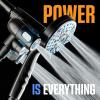 imageAquaCare Polaris High Pressure Multi Zone 208 Setting Shower Head ampamp Handheld 3way Combo System  Magnetic Docking Handle StayClean Jets 6 ft Metal Hose Graphite Finish Top American BrandOil Rubbed Bronze