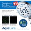 imageHotel Spa AquaCare AsSeenOnTV High Pressure 48setting Rain ampamp Handheld 3way Shower Head Combo  Anticlog NozzlesTub Tile ampamp Pet Power WashExtra Long 6 ft HoseAll Chrome FinishAllChrome