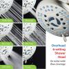 imageHotel Spa AquaCare AsSeenOnTV High Pressure 48setting Rain ampamp Handheld 3way Shower Head Combo  Anticlog NozzlesTub Tile ampamp Pet Power WashExtra Long 6 ft HoseAll Chrome FinishSatin Nickel