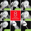 imageHotel Spa AquaCare AsSeenOnTV High Pressure Handheld ampamp Rain 50mode 3way Shower Head Combo with Anticlog Jets 2mode Tub ampamp Pet Power Wash Extra Wall Bracket 6 ft Hose All Chrome FinishAllChrome