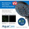 imageHotel Spa AquaCare AsSeenOnTV High Pressure Handheld ampamp Rain 50mode 3way Shower Head Combo with Anticlog Jets 2mode Tub ampamp Pet Power Wash Extra Wall Bracket 6 ft Hose All Chrome FinishOil Rubbed Bronze