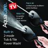 imageHotel Spa AquaCare AsSeenOnTV High Pressure Handheld ampamp Rain 50mode 3way Shower Head Combo with Anticlog Jets 2mode Tub ampamp Pet Power Wash Extra Wall Bracket 6 ft Hose All Chrome FinishOil Rubbed Bronze