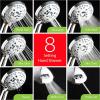 imageHotel Spa AquaCare AsSeenOnTV High Pressure Handheld ampamp Rain 50mode 3way Shower Head Combo with Anticlog Jets 2mode Tub ampamp Pet Power Wash Extra Wall Bracket 6 ft Hose All Chrome FinishAllChrome
