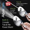 imageHotel Spa AquaCare AsSeenOnTV High Pressure Handheld ampamp Rain 50mode 3way Shower Head Combo with Anticlog Jets 2mode Tub ampamp Pet Power Wash Extra Wall Bracket 6 ft Hose All Chrome FinishAllChrome