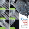 imageHotel Spa AquaCare AsSeenOnTV High Pressure Handheld ampamp Rain 50mode 3way Shower Head Combo with Anticlog Jets 2mode Tub ampamp Pet Power Wash Extra Wall Bracket 6 ft Hose All Chrome FinishOil Rubbed Bronze