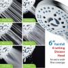 imageHotel Spa AquaCare AsSeenOnTV High Pressure HandheldRain 50mode 3way Shower Head Combo with Adjustable Arm  Anticlog Nozzles Tub ampamp Pet Power Wash 6 ft Hose All Chrome FinishAllChrome