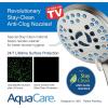 imageHotel Spa AquaCare AsSeenOnTV High Pressure HandheldRain 50mode 3way Shower Head Combo with Adjustable Arm  Anticlog Nozzles Tub ampamp Pet Power Wash 6 ft Hose All Chrome FinishSatin Nickel