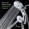 imageHotel Spa AquaCare AsSeenOnTV High Pressure HandheldRain 50mode 3way Shower Head Combo with Adjustable Arm  Anticlog Nozzles Tub ampamp Pet Power Wash 6 ft Hose All Chrome FinishAllChrome