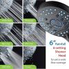 imageHotel Spa AquaCare AsSeenOnTV High Pressure HandheldRain 50mode 3way Shower Head Combo with Adjustable Arm  Anticlog Nozzles Tub ampamp Pet Power Wash 6 ft Hose All Chrome FinishMatte Black