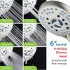 imageHotel Spa AquaCare AsSeenOnTV High Pressure HandheldRain 50mode 3way Shower Head Combo with Adjustable Arm  Anticlog Nozzles Tub ampamp Pet Power Wash 6 ft Hose All Chrome FinishSatin Nickel