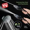 imageHotel Spa AquaCare AsSeenOnTV High Pressure HandheldRain 50mode 3way Shower Head Combo with Adjustable Arm  Anticlog Nozzles Tub ampamp Pet Power Wash 6 ft Hose All Chrome FinishMatte Black
