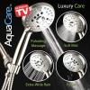 imageHotel Spa AquaCare High Pressure 8mode Handheld Shower Head  Anticlog Nozzles Builtin Power Wash to Clean Tub Tile ampamp Pets Extra Long 6 ft Stainless Steel Hose Wall ampamp Overhead BracketsSatin Nickel
