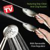 imageHotel Spa AquaCare High Pressure 8mode Handheld Shower Head  Anticlog Nozzles Builtin Power Wash to Clean Tub Tile ampamp Pets Extra Long 6 ft Stainless Steel Hose Wall ampamp Overhead BracketsSatin Nickel