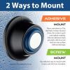 imageMagnetic Docking GoAnywhere Wall Bracket for Magneton Hand Shower ampamp Combo Systems  Instant ampamp Secure Tool Free Mount on Any Bath Tile Tub Glass Door Surface  Top American Brand  Matte Black