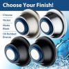 imageMagnetic Docking GoAnywhere Wall Bracket for Magneton Hand Shower ampamp Combo Systems  Instant ampamp Secure Tool Free Mount on Any Bath Tile Tub Glass Door Surface  Top American Brand  Matte Black