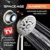 imageMagnetic Docking GoAnywhere Wall Bracket for Magneton Hand Shower ampamp Combo Systems  Instant ampamp Secure Tool Free Mount on Any Bath Tile Tub Glass Door Surface  Top American Brand  Nickel Finish