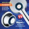 imageMagnetic Docking GoAnywhere Wall Bracket for Magneton Hand Shower ampamp Combo Systems  Instant ampamp Secure Tool Free Mount on Any Bath Tile Tub Glass Door Surface  Top American Brand  Chrome Finish