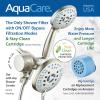 imageSkin ampamp Hair  Worlds Most Advanced Shower Filter for Combos with ONOFF Filtration Modes Instant Cartridge Reload Builtin Water Diverter StayClean Enriched KDF CartridgeChrome FinishSatin Nickel