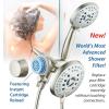 imageSkin ampamp Hair  Worlds Most Advanced Shower Filter for Combos with ONOFF Filtration Modes Instant Cartridge Reload Builtin Water Diverter StayClean Enriched KDF CartridgeChrome FinishSatin Nickel