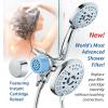 imageSkin ampamp Hair  Worlds Most Advanced Shower Filter for Combos with ONOFF Filtration Modes Instant Cartridge Reload Builtin Water Diverter StayClean Enriched KDF CartridgeChrome FinishChrome