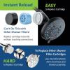 imageSkin ampamp Hair  Worlds Most Advanced Shower Filter for Combos with ONOFF Filtration Modes Instant Cartridge Reload Builtin Water Diverter StayClean Enriched KDF CartridgeChrome FinishMatte Black