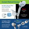 imageSkin ampamp Hair  Worlds Most Advanced Shower Filter for Combos with ONOFF Filtration Modes Instant Cartridge Reload Builtin Water Diverter StayClean Enriched KDF CartridgeChrome FinishChrome